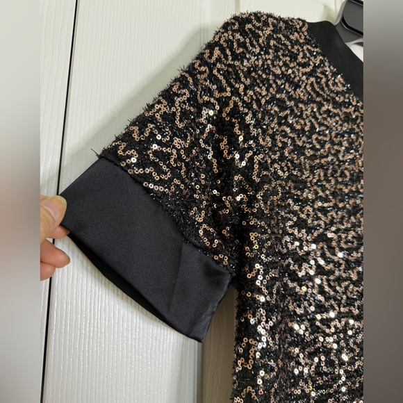 ⭐️ NWOT! SHEIN Bronze Sequin Dress - Picture 4 of 10